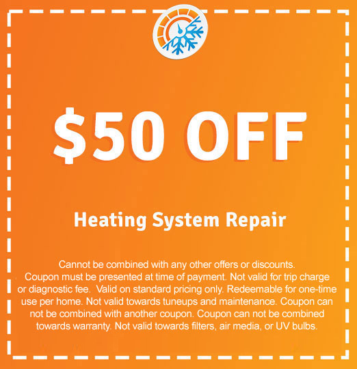 Heating System Repair Coupon